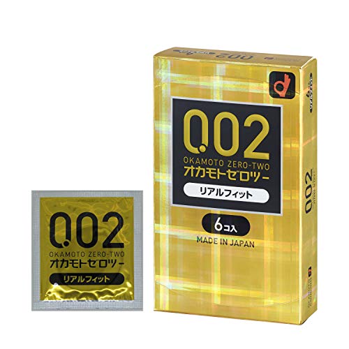オカモトコンドームズ OKAMOTO ゼロツー 0.02ミリ ポリウレタン (PU) リアルフィット 6個入り - 画像2