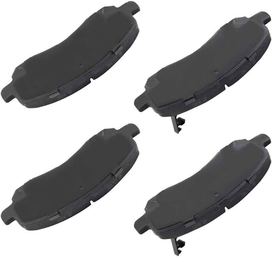 LSAILON [D866] Front Ceramic Disc Brake Pads Set For Chrysler 200 Sebring For Dodge Avenger Caliber Stratus For Jeep Compass Patriot For Mitsubishi Eclipse Galant [4PCS]