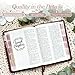 CREECHWA Bible Tabs for Women & Men, 3D English Lettering, Anti-Wrinkle Neutral Bible Tabs for Study, Large Gold Font, Waterproof Bible Chapter Tabs, Cream