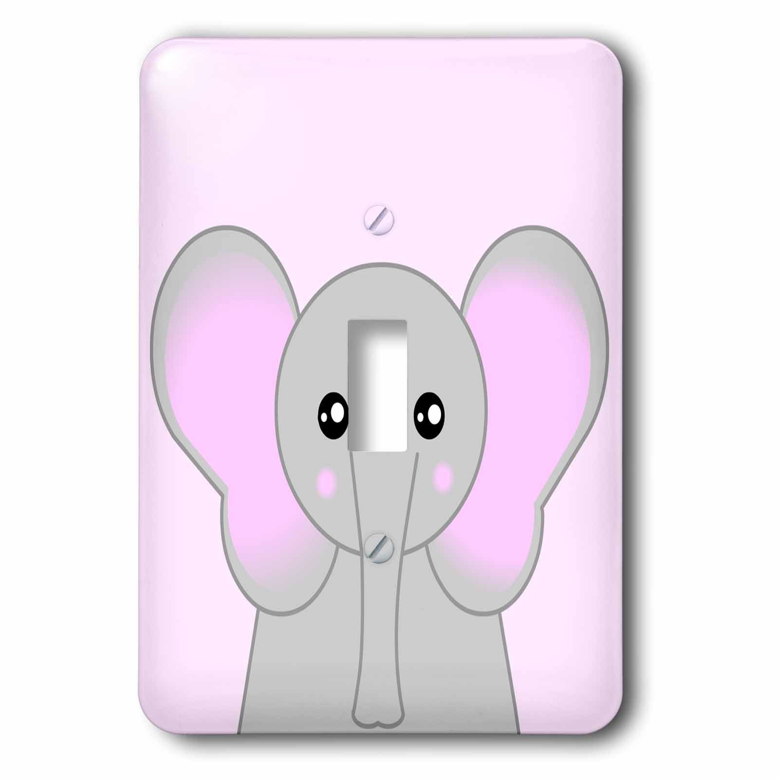 Interrupteur elephant rose lsp_57088_1 pour apporter de la tendresse aux murs de la maison