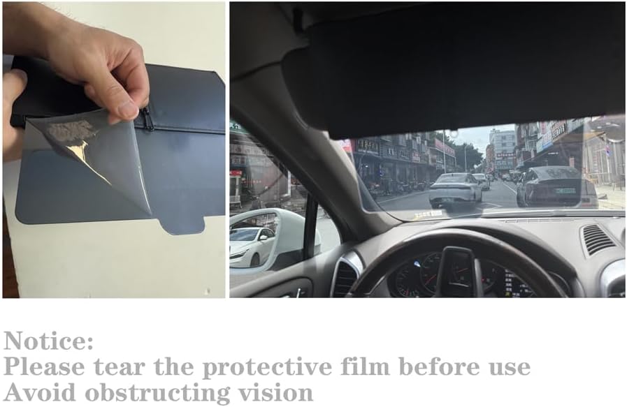 Car Visor Extender,Windshield Shade and Side Window Shade,Car Visor Anti-Glare Sunshade Extender for Front Seat Driver or Passenger Protects from Sun Glare, Snow Blindness, UV Rays