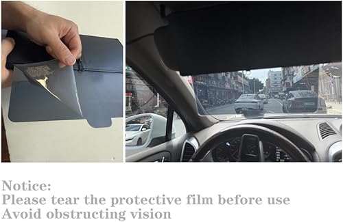 Miniatura 7 de VAGURFO Extensor de visera de automóvil, parasol para parabrisas y ventana lateral, extensor de parasol antirreflejo para el asiento delantero del