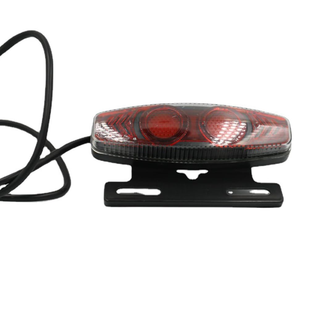 FUWIND Luce di avvertimento di sicurezza anteriore posteriore per bicicletta Controllo wireless Bike Indicatore di direzione Luce posteriore ricaricabile USB