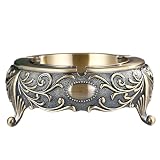 VRWYIG cendrier Personnalité créative cendrier en métal rétro de style européen, grand extincteur de table basse de salon à la maison ( Color : A , Size : 19.5*7.2cm )