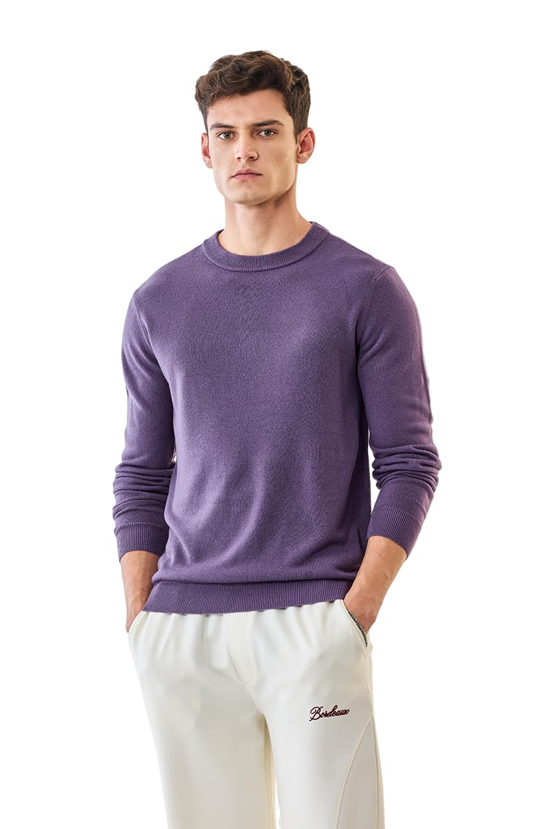 snitch Men's Sweater | Solid Pattern with Crew Neck Design | Premium Viscose Blend Fabric, Lightweight & Breathable, Regular Fit, Casual Wear-picture-36