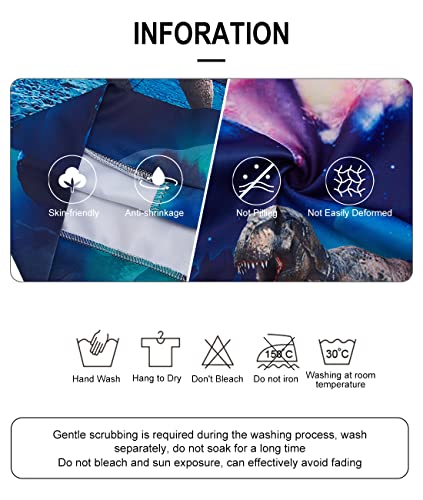 Uideazone 6-8 Years Kids Boys Hoodies Sweatshirt Fashion 3D Prints Dinosaur Hooded Pullover With Big Pockets Zipper Winter Tops Outfit Clothes Size 7 #TOP1