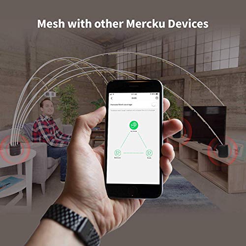 Mercku MERCKU002 Wifi Router For Wireless Internet & Mesh Wi-Fi System Up To 3,000 Sq. Ft. Wi-Fi Mesh Network System thumb #5