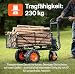 SuperHandy Elektro-Schubkarre, 48 V DC, 230 kg Traglast, 460 kg Zugkraft