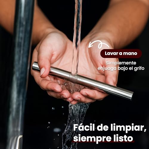 Brendo Enfriador de Botellas de Vino 4 en 1 – Varillas Enfriadoras de Acero Inoxidable en 2 Longitudes + Vertedor + Decantador + Tapón | Set de Regalo para Hombres y Mujeres | Accesorios para Vino - imagen 10