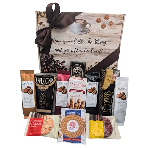 Gourmet Coffee Gift Box | Coffee Lover Gift Basket for Birthday, Holidays, Corporate Gifting, Coffee Gift Set for All Occasions | Birthdays, Anniversaries, Christmas, New Year, Coworkers, Business Occasions