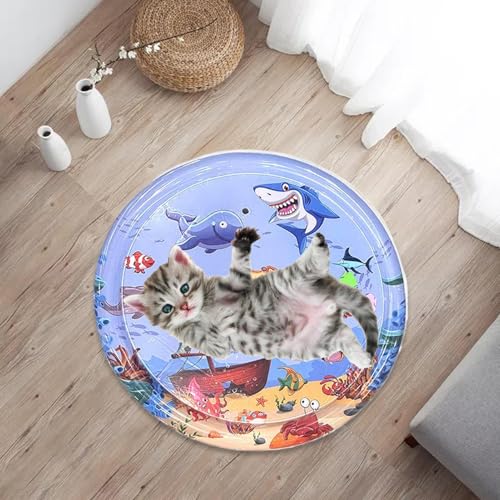 Tapis rafraîchissant d'eau pour chats Generico coussin interactif - 3