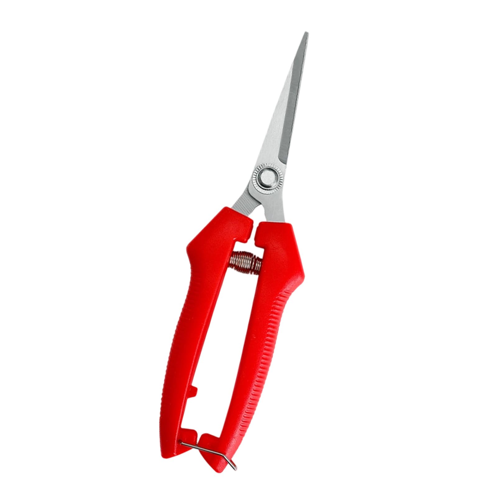 Hsioluted Red Ergonomic Design Sharpened Bypass Pruning Scissors With Reinforced Stainless Steel And Comfortable Nonslip Grip Rustproof Steel Pruning Shears Ergonomic Garden Shears Fruit Tree Heat Treated Garden