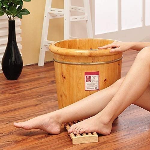 Spa de pies de madera con masaje y aroma natural miniatura 5