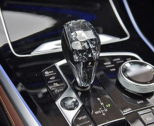 Mankaleilab Crystal Series Crystal Gear Shift Knob Crystal Controls For Bmw 1 2 3 4 8 X3 X4 X5 X6 X7 Z4 (Logo X) #TOP2