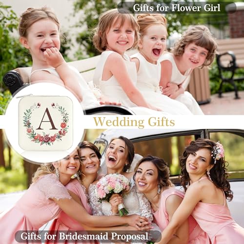 Parima-Gift-for-Her-Gifts-for-Wife-Teacher-Daughters-girlfriend-Personalized-Gift-Customized-Small-Gift-Personalized-Travel-Jewelry-Case-for-Women-Teen-Girl-Letter-G-White