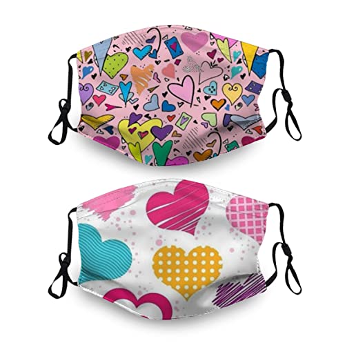 ハートマーク ハート柄 布マスク マスク 立体マスク フェイスマスク 繰り返し 洗える 呼吸しやすい ランニング スポーツ かわいい フェイスマスク 男女兼用