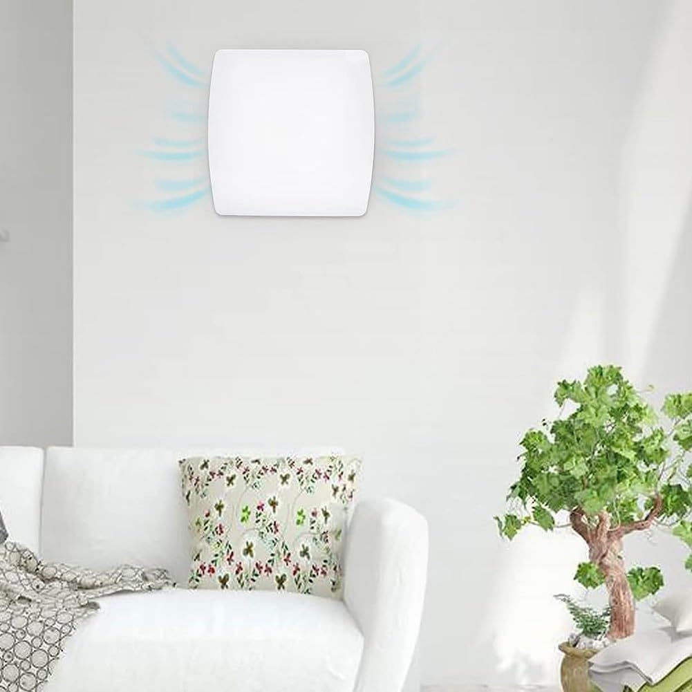 RANRAO Ventilateur extracteur de salle de bain silencieux et puissant de 10,2 cm avec humidistat, ventilateur de douche mural au plafond silencieux pour pièces humides/salle de bain
