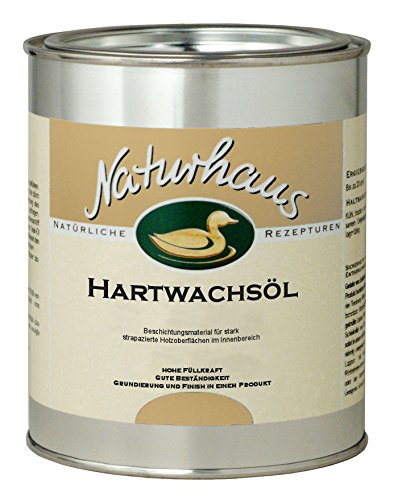 NATURHAUS NATURFARBEN Hartwachsöl, 1 Stück, matt/farblos, 750 ml