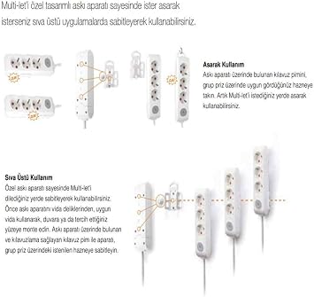 Viko Multi-Let 4-Wire-Soil Wired Ç.K 5m Socket