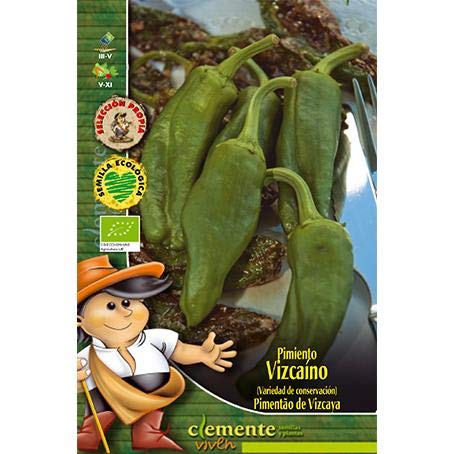 Semillas ecológicas de Pimiento Vizcaino (Choricero)