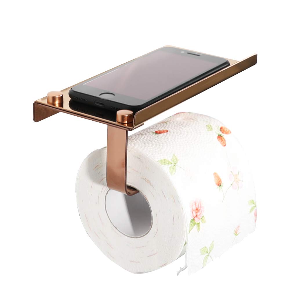 Rose goud badkameraccessoires 304 roestvrij staal handdoekenrek toiletrolpapier tissuehouder dubbele kop handdoekstang haken, 2 stuks handdoekringen A