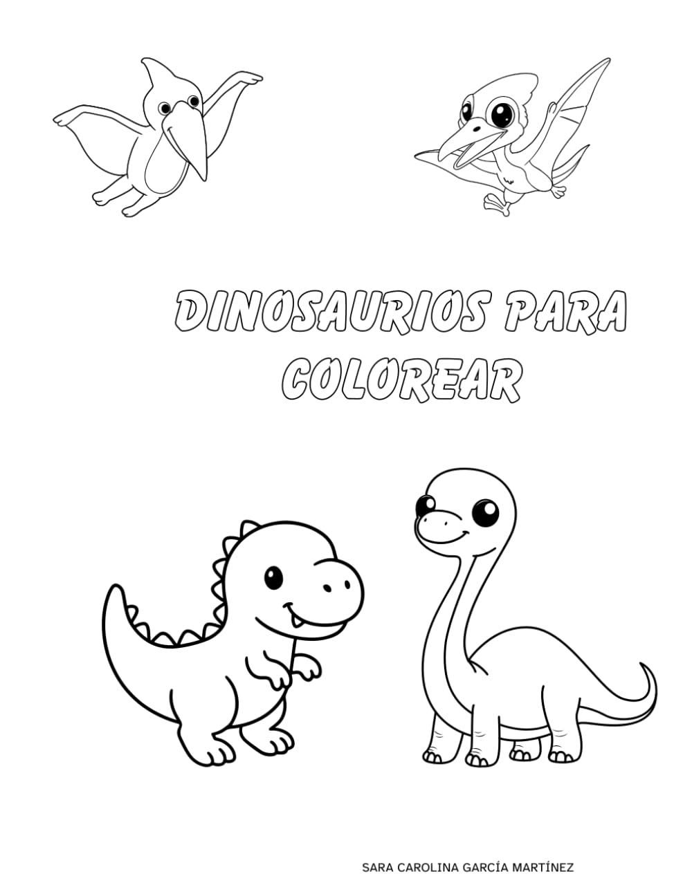 Dinosaurios para colorear