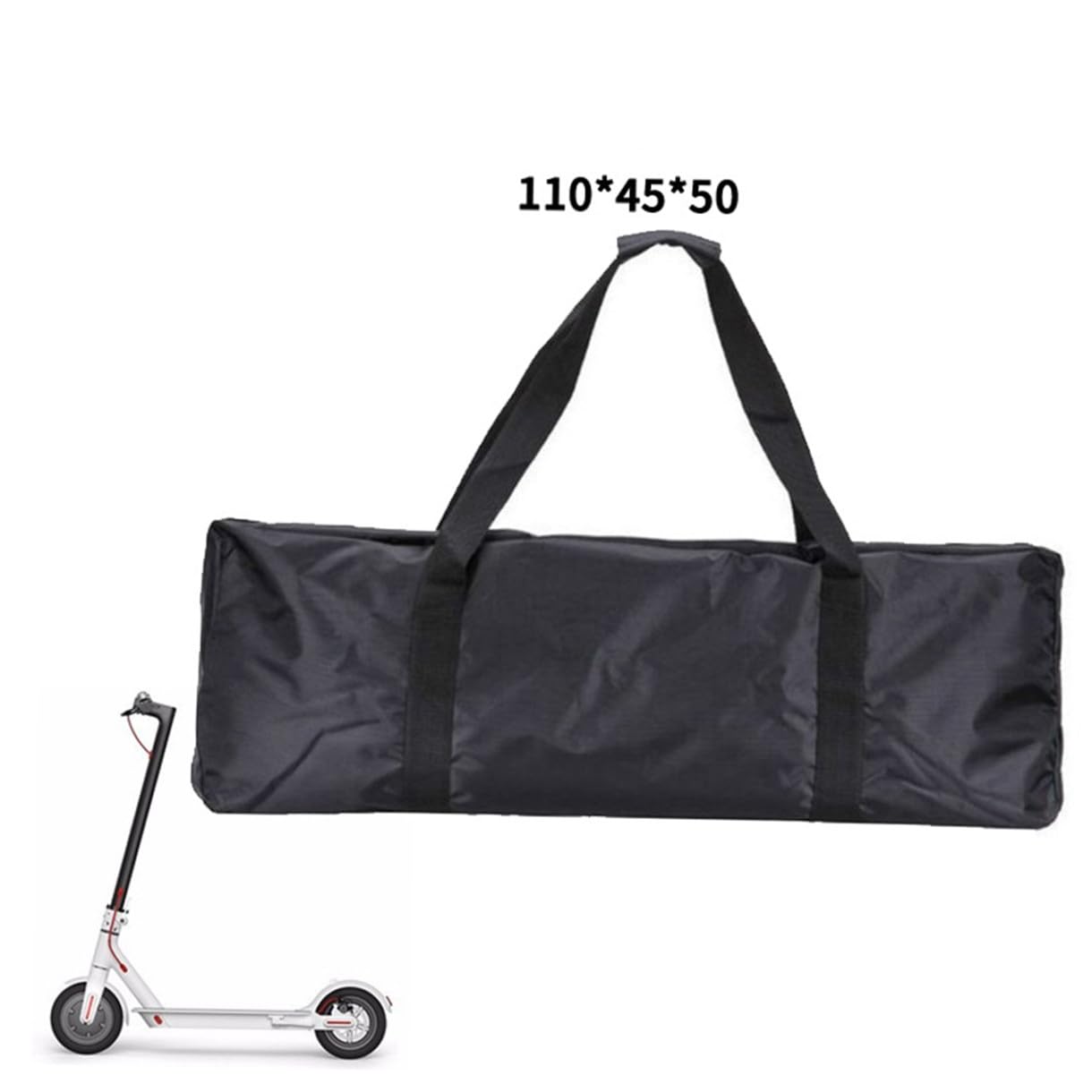 Toyvian Housse De Transport Pliable Et Étanche pour Scooter Bandoulière avec Double Fermeture Éclair pour Trottinette Électrique Noir
