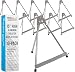 US Art Supply Aluminum Tabletop Easel Tri-Pod Display Table Top Design with Rubber Feet 10-Easels (Large - NO Arms)