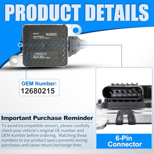 Sensor de Óxido de Nitrógeno para Chevrolet y GMC Diesel miniatura 2