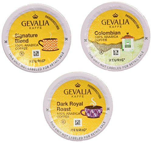 Gevalia Coffee K-Cup Pods Variety Pack, Signature Blend, Columbian and Dark Royal Roast, 36 Count image 5
