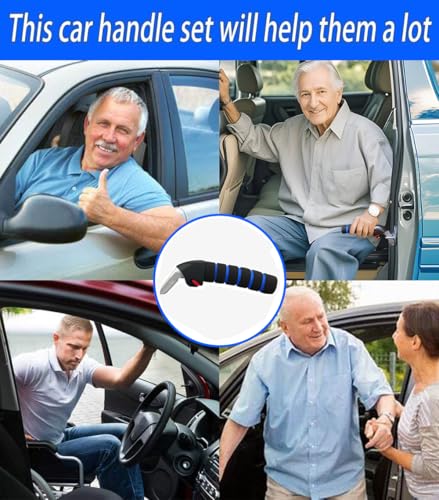 KOUNATSURI Auto Türgriff für ältere Menschen Auto Griff Assistent Stützgriff Multifunktionsgriff Autotür Verriegelung Griff für Senioren und Behindert
