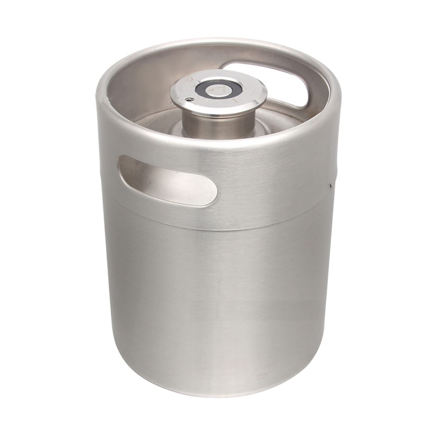 Bierfass aus Edelstahl, Bierfass mit A-Typ Weinspeer für Zuhause, Küche, Bier, für Camping, Wandern, selbstbrauen, hält Getränke frisch, 5 Liter