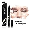 SEILANC Waterproof Liquid Eyeliner Long Lasting&Smudgeproof Eye Liner 2 Packs Precise Eyeliner Pen for All Day with Slim Tip, Black