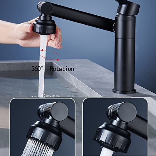 Grifo giratorio de bano para solucionar salpicaduras con agua alta y baja 4