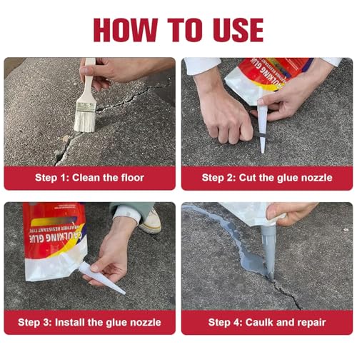 Sellador impermeable para grietas de concreto 500ml x3 miniatura 5