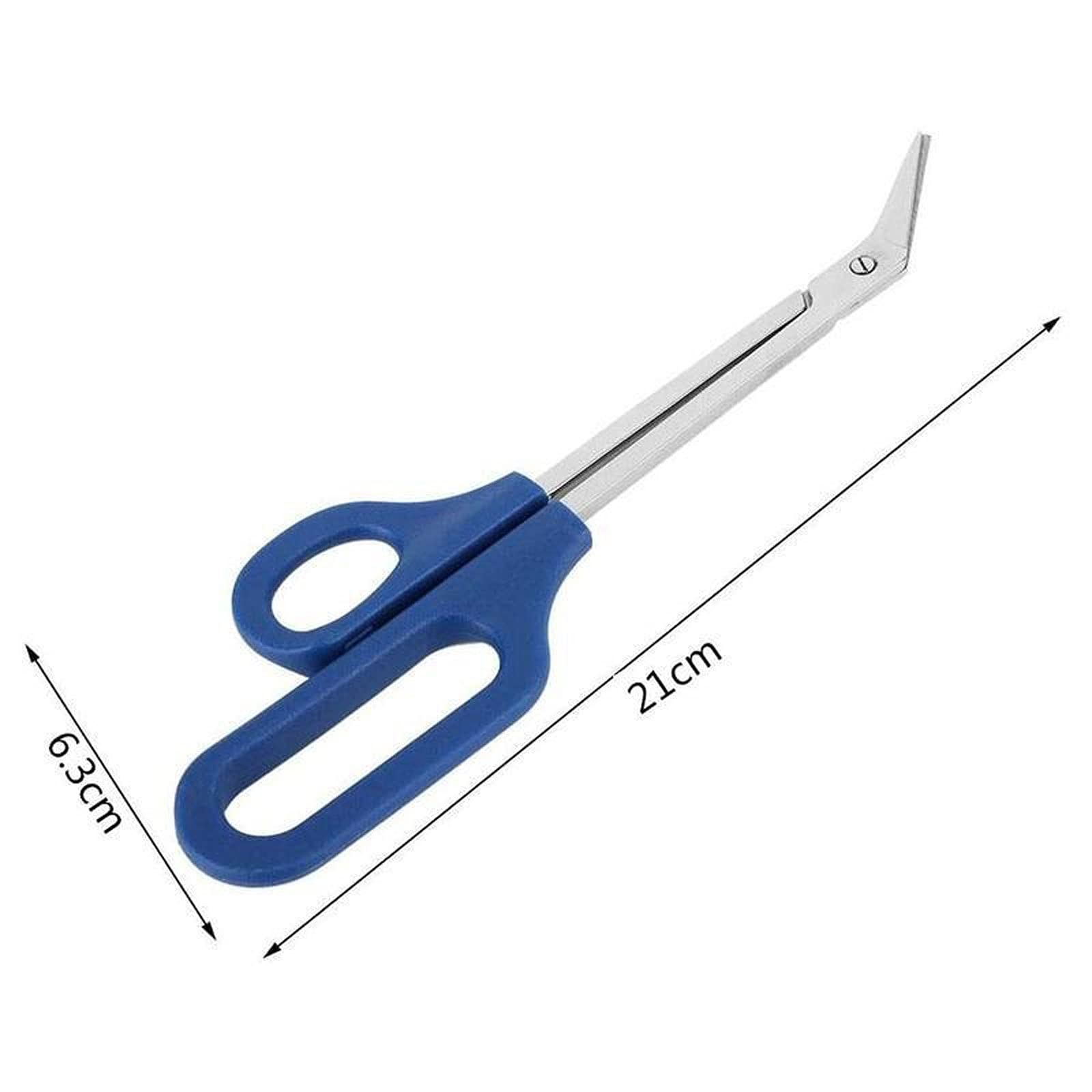 XIANGFAZJD Cortauñas 1pc Largo Manejo de uñas Tijeras Tijeras de Toe Manotrada Largo Trazado de uñas Cutículas de ángulo Tijera Tijera Nipper Recortador Cortador Nail Art Art
