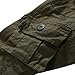 Army Green Cargo Jeans Mid Rise Casual Pants for Men Cotton Tactical Military Carpenter Travel Work Pant Size 44 Relaxed Fit