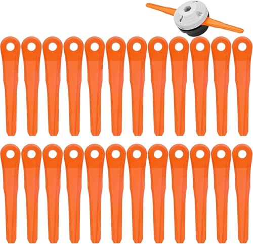 Cuchillas de plástico para Stihl Polycut 6-2, 6-3, 7-3, 28-2, 48-2, 48-2, 40020071000, 24 unidades