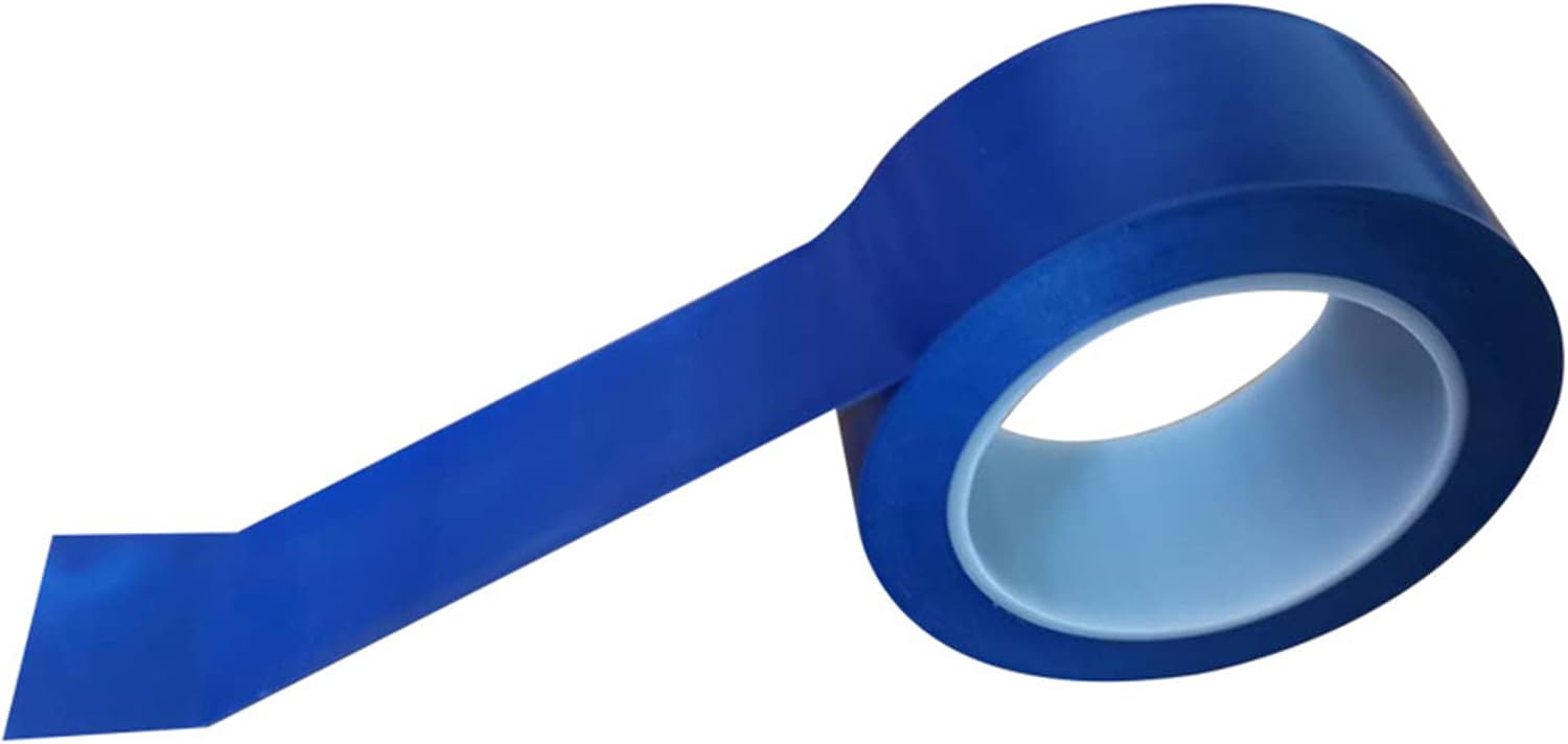 Caution Tape, Hazard Warning Non-Adhesive Barrier Tape, 48mm X 33m Warning Safety Tape, Caution Tape, Adhesive Hazard Floor Marking Tape(Blue)
