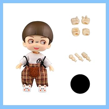 Amazon | XiDonDon 1/12 BJD ドール服付きかわいいアクション