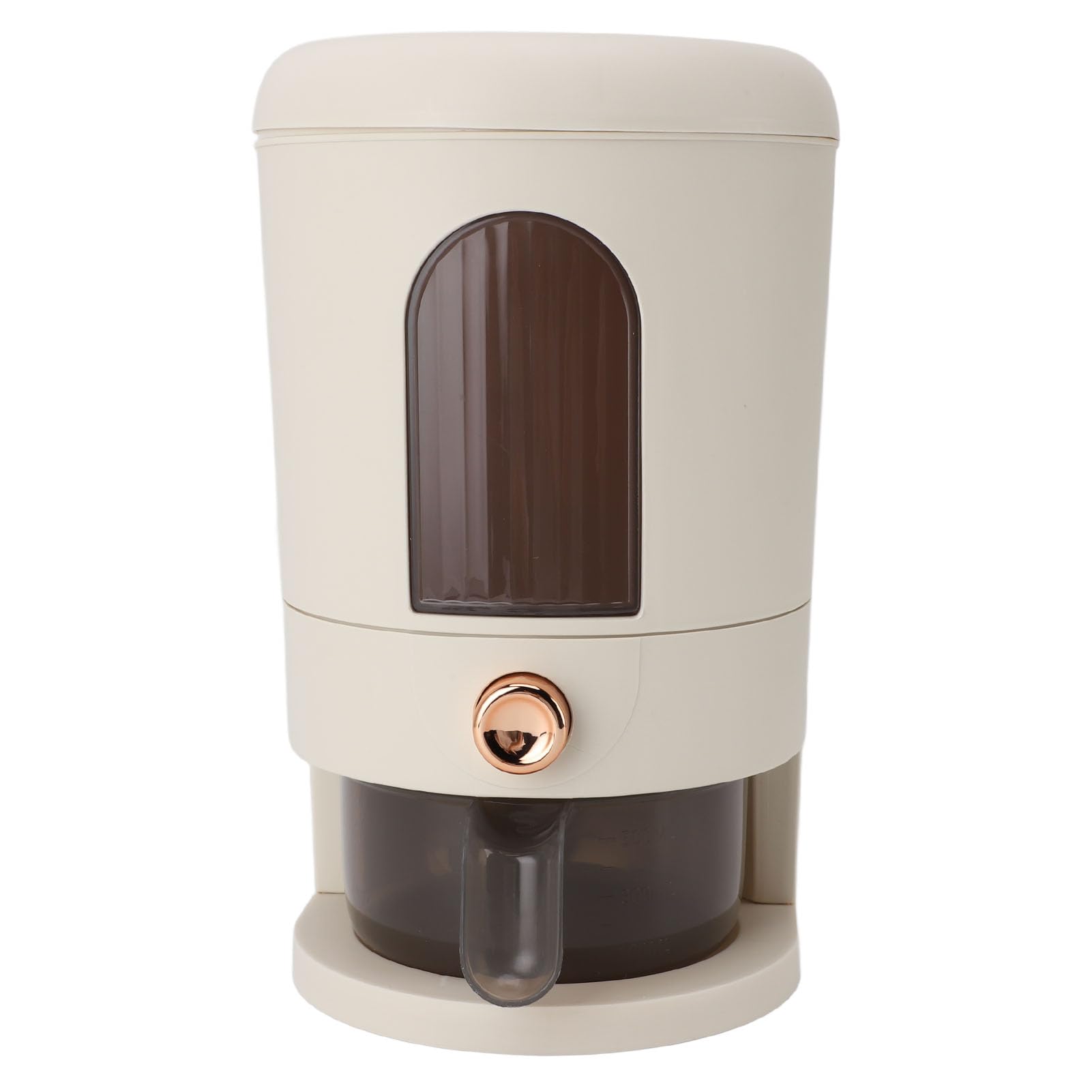 Cocoarm Distributeur de Riz capacité de 5 Kg, Grand Récipient à Grains scellé Résistant à l'humidité avec Tasse à Mesurer, pour le Stockage de la Cuisine