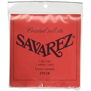 Savarez 570CR Cristal Rouge Tirant normal – Jeu de cordes guitare classique - Les Beatles, Paul McCartney, John Lennon, RIngo Starr, George Harrison Savarez 570CR Cristal Rouge Tirant normal - Jeu de cordes guitare classique – Image 2