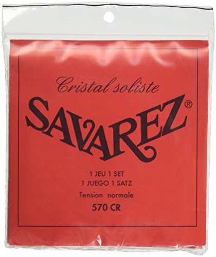Savarez 570CR Cristal Rouge Tirant normal – Jeu de cordes guitare classique - Les Beatles, Paul McCartney, John Lennon, RIngo Starr, George Harrison Savarez 570CR Cristal Rouge Tirant normal - Jeu de cordes guitare classique – Image 3