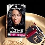 Schwarzkopf Color Ultime 1.4 Sapphire Black Hair Dye, Permanent Intense Black with Diamond Brilliance, Fade-Resistant, Covers Grays, All Hair Textures - Image 4