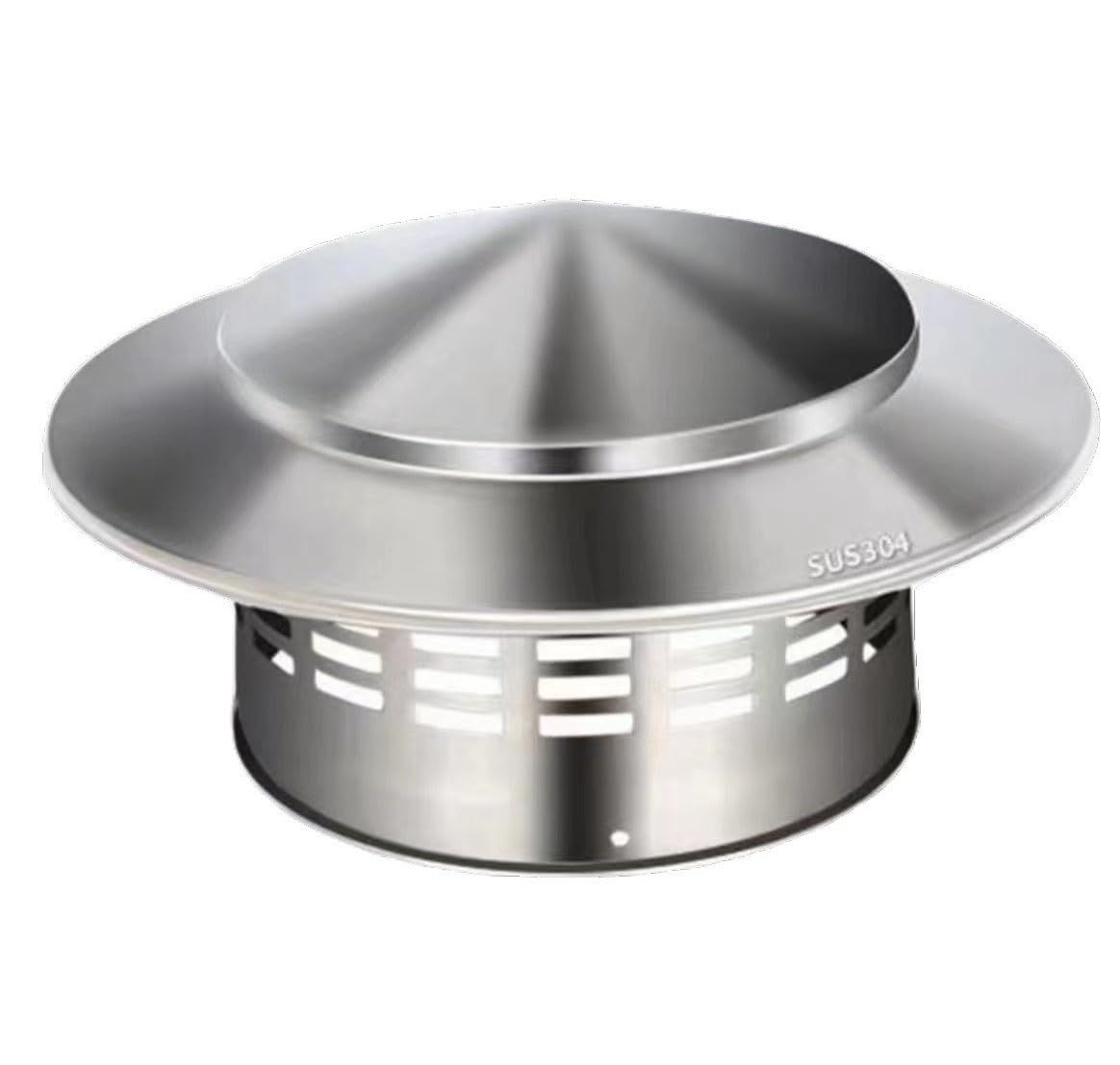 Capuchon de cheminée en acier inoxydable pour protection de toit