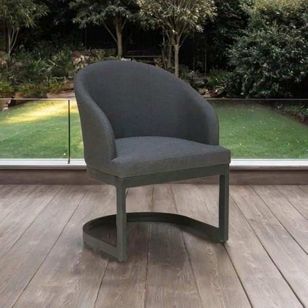 OUTLIV. Orlando Freischwinger Gartenstuhl Anthrazit