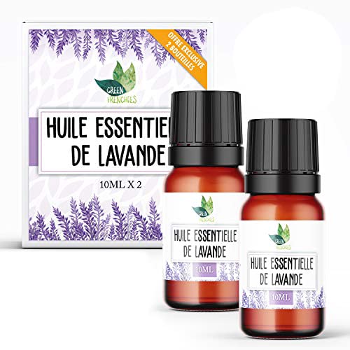 G.F. Huile Essentielle Lavande Vraie, Huile Essentielle Naturelle 2 * 10ml, 100% Pure et Naturelle Cover