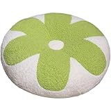 Tubayia 45 cm Meditationsbodenkissen Kissen Kurzes plüschende dekorative Mehrzweck -Sitzkissen für Schlafzimmer Balkon Leichtes Gewicht (Hellgrün)