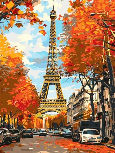 Broderie Diamant kit complet Automne avec une toile de haute précision 50x70cm design G0-455