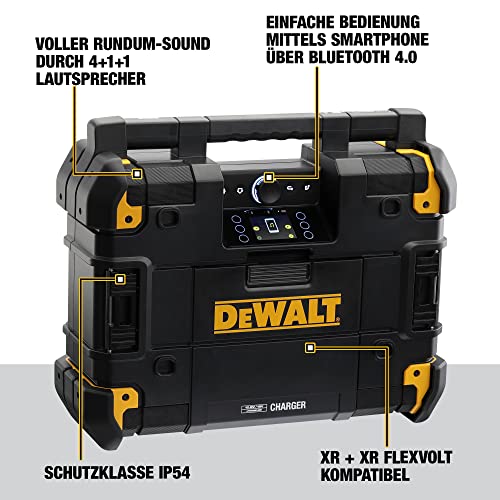 DeWalt TSTAK Akku- u.Netzradio mit Ladefunktion - DWST1-81078-QW – Ansicht 2